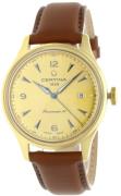 Certina Herrklocka C038.407.36.367.00 DS Powermatic Guldtonad/Läder