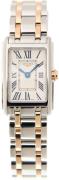 Longines Damklocka L5.258.5.71.7 DolceVita Beige/18 karat roséguld