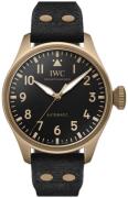 IWC Herrklocka IW329703 Big Pilot Svart/Läder Ø43 mm