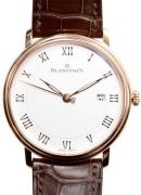 Blancpain Herrklocka 6651-3642-55B Villeret Silverfärgad/Läder Ø40