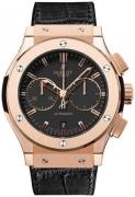 Hublot Herrklocka 521.OX.1180.LR Classic Fusion Svart/Läder Ø45 mm