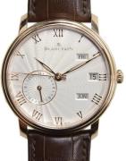 Blancpain Herrklocka 6670-3642-55B Villeret Silverfärgad/Läder Ø40