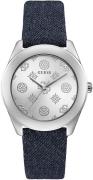 Guess Damklocka GW0228L1 Silverfärgad/Läder Ø40 mm