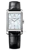 Baume & Mercier Damklocka MOA8811 Hampton Vit/Läder 42x27 mm