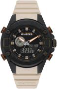 Guess Herrklocka GW0269G1 Svart/Gummi Ø47 mm