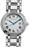 Longines Damklocka L8.122.4.71.6 Primaluna Silverfärgad/Stål Ø30 mm