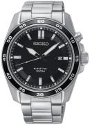 Seiko Herrklocka SKA785P1 Kinetic Svart/Stål Ø43 mm