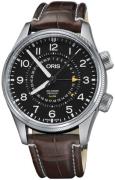 Oris Herrklocka 01 910 7745 4084-Set LS Aviation Svart/Läder Ø44 mm