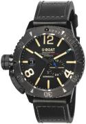 U-Boat Herrklocka 9015 Classico Svart/Gummi Ø46 mm