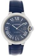 Cartier Herrklocka WSBB0025 Ballon Bleu Blå/Läder Ø42 mm