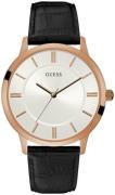 Guess Herrklocka W0664G4 Vit/Läder Ø44 mm