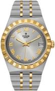 Tudor Damklocka M28403-0001 Royal Silverfärgad/18 karat gult guld