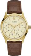 Guess Herrklocka W1041G2 Beige/Läder Ø42 mm