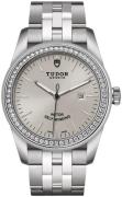 Tudor Damklocka M53020-0004 Glamour Date Silverfärgad/Stål Ø31 mm