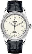 Tudor M55000-0107 Glamour Date Vit/Läder Ø36 mm