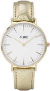 Cluse Damklocka CL18421 La Boheme Vit/Läder Ø38 mm