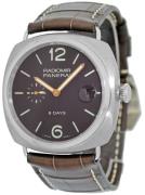 Panerai Herrklocka PAM00346 Historic Radiomir 8 Days Brun/Läder Ø45