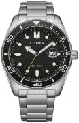 Citizen Herrklocka AW1760-81E Eco Drive Svart/Stål Ø43 mm