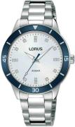 Lorus Damklocka RG249RX9 Ladies Vit/Stål Ø34 mm