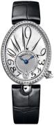 Breguet Damklocka 8918BB-58-964-D00D3L Reine De Naples Vit/Läder