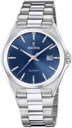 Festina Herrklocka F20552-3 Classic Blå/Stål Ø40 mm