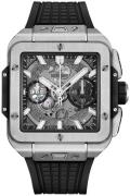 Hublot Herrklocka 821.NX.0170.RX Big Bang 42mm Silverfärgad/Gummi