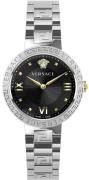 Versace Damklocka VE2K00521 Greca Svart/Stål Ø36 mm