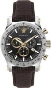 Versace Herrklocka VEV800119 Sporty Svart/Läder Ø44 mm