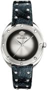 Versace Damklocka VEBM00118 Shadov Svart/Läder Ø39 mm