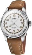 Oris Herrklocka 01 754 7741 4081-Set Aviation Silverfärgad/Läder