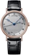 Breguet Damklocka 9068BR-12-976-DD00 Classique Silverfärgad/Läder