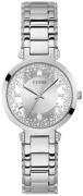 Guess Damklocka GW0470L1 Crystal Silverfärgad/Stål Ø33 mm