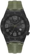 Guess Herrklocka GW0322G2 Territory Svart/Gummi Ø46 mm