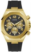 Guess Herrklocka GW0583G2 Empire Svart/Gummi Ø47 mm