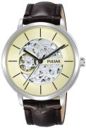 Pulsar Herrklocka P8A005X1 Classic Beige/Läder Ø42 mm