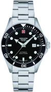 Swiss Alpine Military Herrklocka 7095.2137 Deep Sea Diver Svart/Stål