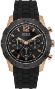 Guess Herrklocka W0864G2 Svart/Plast Ø47 mm