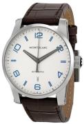 Montblanc Herrklocka 110338 Timewalker Vit/Läder Ø42 mm