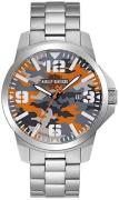 Bulova Herrklocka 76B190 Harley-Davidson Flerfärgad/Stål Ø42 mm