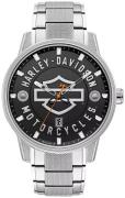 Bulova Herrklocka 76B182 Harley-Davidson Svart/Stål Ø45 mm