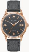 Bulova Herrklocka 97B206 Sinatra Grå/Läder Ø40 mm