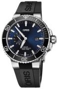 Oris Herrklocka 01 743 7733 4135-07 4 24 64EB Diving Blå/Gummi