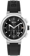 Hugo Boss Herrklocka 1513997 One Svart/Gummi Ø44 mm