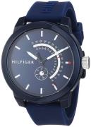 Tommy Hilfiger Herrklocka 1791482 Denim Blå/Gummi Ø44 mm