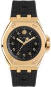 Philipp Plein Damklocka PWJAA0322 Plein Extreme Svart/Gummi Ø38 mm