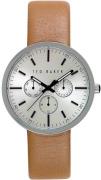 Ted Baker Herrklocka 10026558 Jack Silverfärgad/Läder Ø43 mm