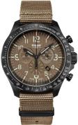 Traser H3 Herrklocka 109459 P67 Officer Chrono Brun/Textil Ø46 mm