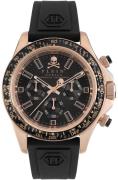 Philipp Plein Herrklocka PWVAA0623 Street Couture Svart/Gummi Ø43 mm