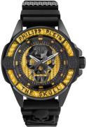 Philipp Plein Herrklocka PWAAA1922 The Skull Svart/Gummi Ø44 mm