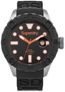 Superdry Herrklocka SYG140B Classic Svart/Gummi Ø47 mm